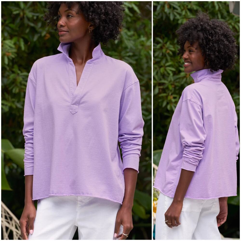 Frank & Eileen Patrick Violet Popover Heritage Jersey sz Small